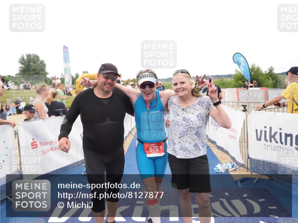 22.06.2025 - Viking Triathlon MichiJ http://msf.ph/oto/8127877 22.06.2025 15:25:24 Ziel 91, 394 meine-sportfotos.de
