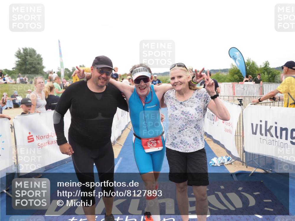 22.06.2025 - Viking Triathlon MichiJ http://msf.ph/oto/8127893 22.06.2025 15:25:24 Ziel 91, 394 meine-sportfotos.de