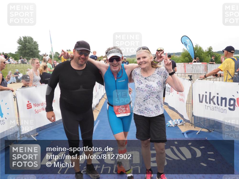 22.06.2025 - Viking Triathlon MichiJ http://msf.ph/oto/8127902 22.06.2025 15:25:25 Ziel 91, 394 meine-sportfotos.de