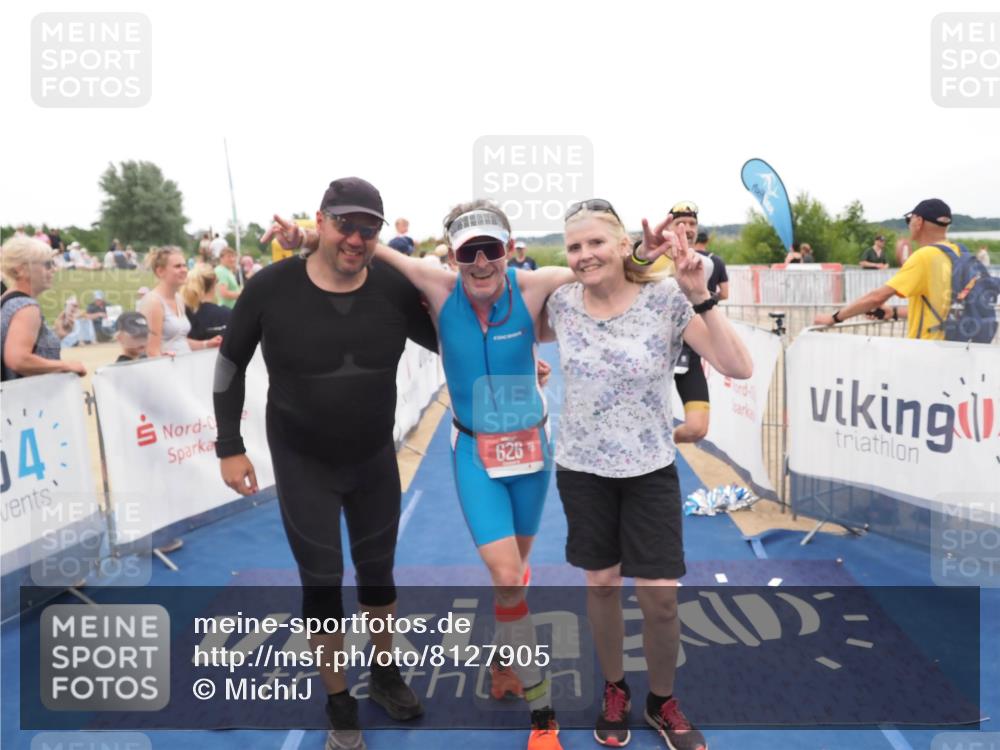 22.06.2025 - Viking Triathlon MichiJ http://msf.ph/oto/8127905 22.06.2025 15:25:25 Ziel 91, 394 meine-sportfotos.de