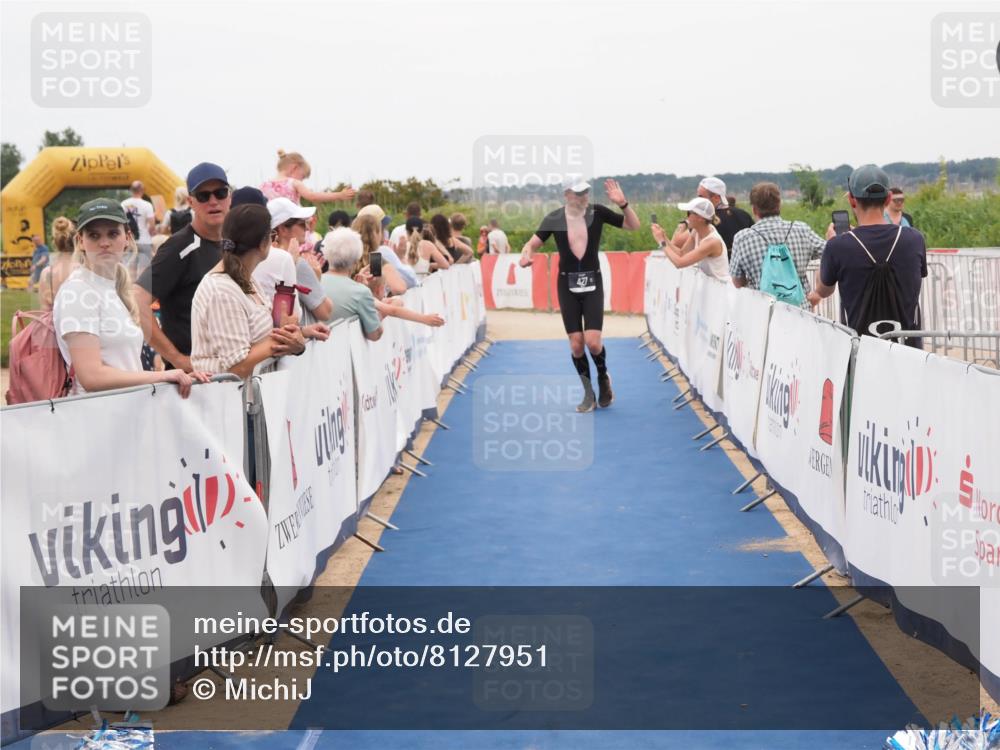 22.06.2025 - Viking Triathlon MichiJ http://msf.ph/oto/8127951 22.06.2025 15:25:42 Ziel 427 meine-sportfotos.de
