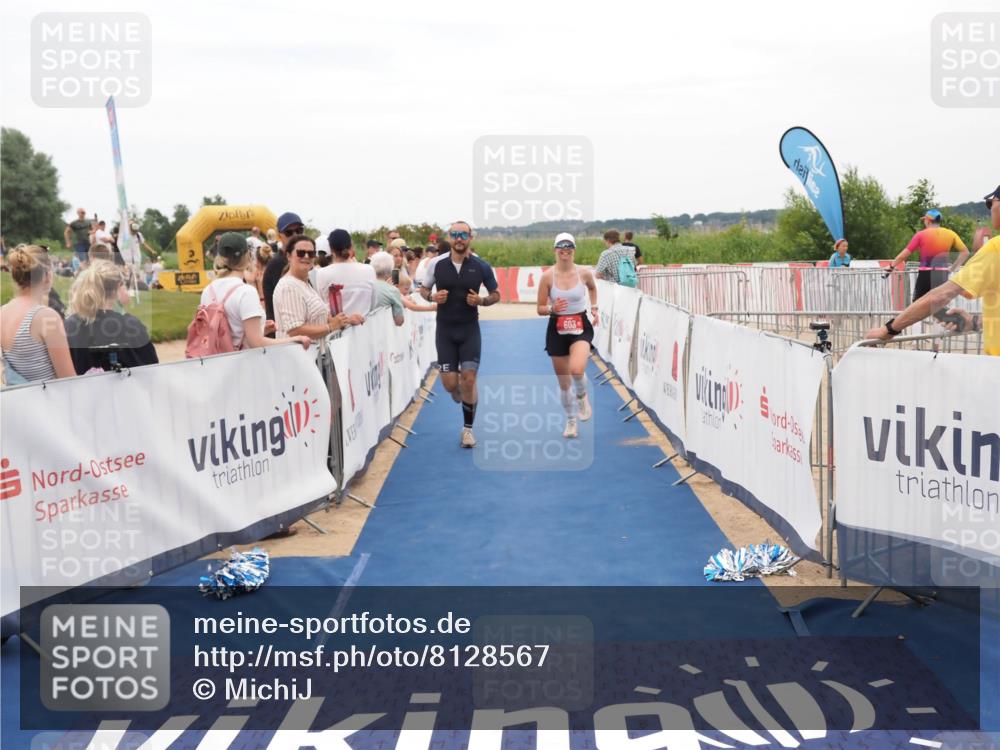 22.06.2025 - Viking Triathlon MichiJ http://msf.ph/oto/8128567 22.06.2025 15:26:57 Ziel 603 meine-sportfotos.de