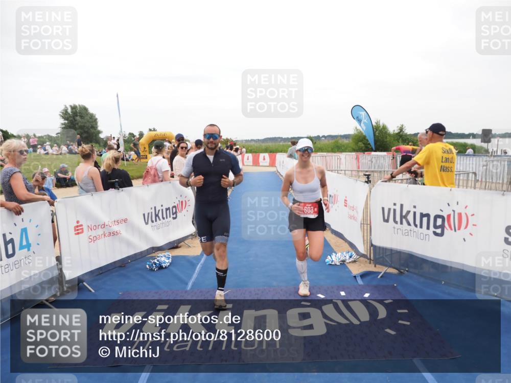 22.06.2025 - Viking Triathlon MichiJ http://msf.ph/oto/8128600 22.06.2025 15:26:58 Ziel 603 meine-sportfotos.de