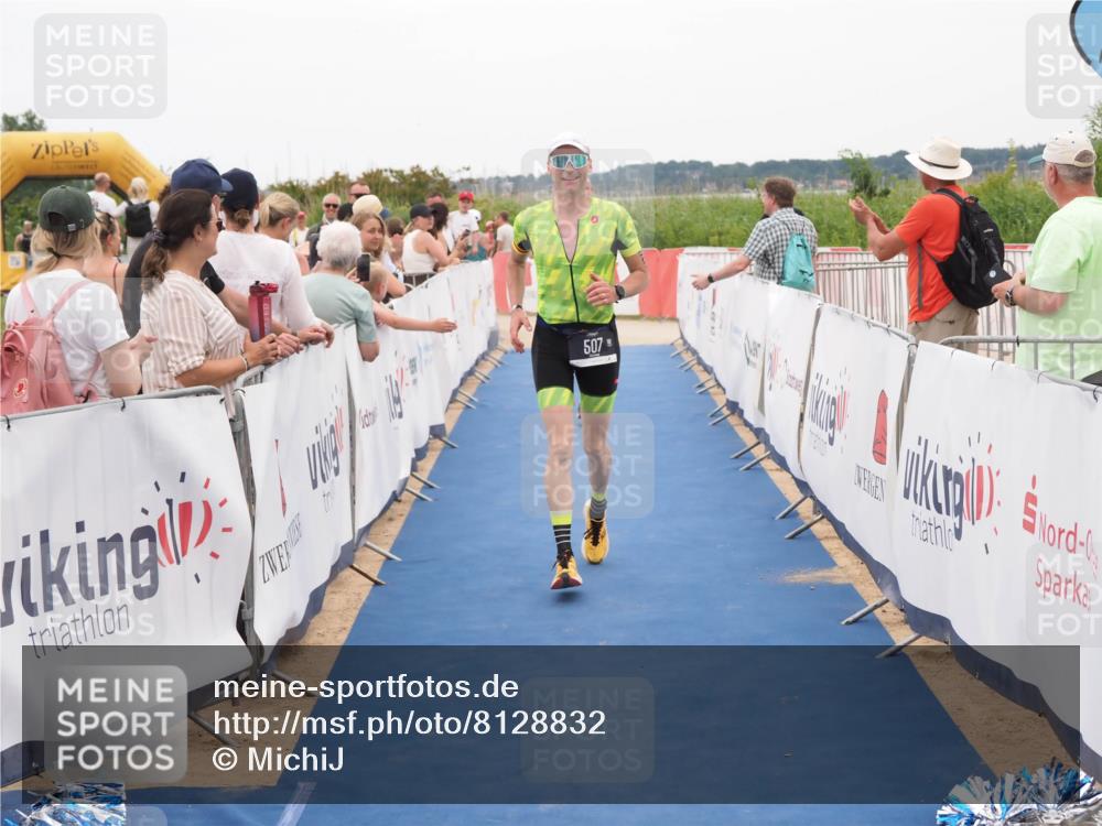 22.06.2025 - Viking Triathlon MichiJ http://msf.ph/oto/8128832 22.06.2025 15:27:18 Ziel 370, 383, 507 meine-sportfotos.de