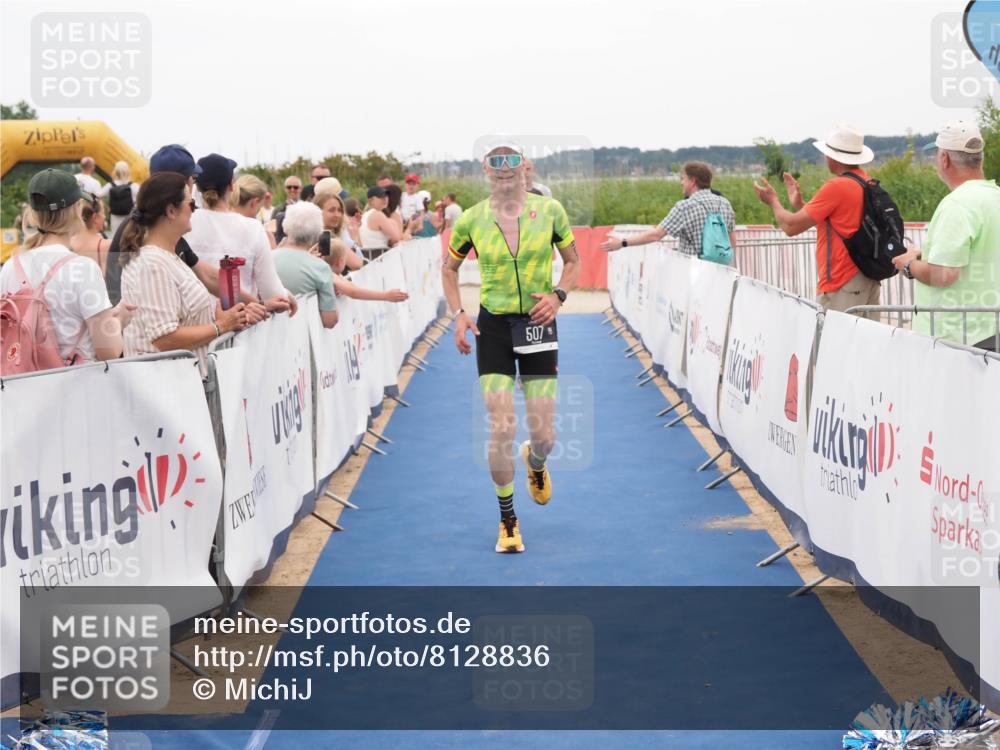 22.06.2025 - Viking Triathlon MichiJ http://msf.ph/oto/8128836 22.06.2025 15:27:18 Ziel 370, 383, 507 meine-sportfotos.de