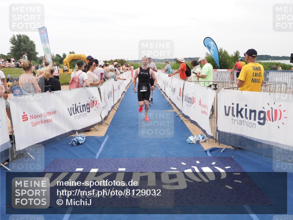 22.06.2025 - Viking Triathlon MichiJ http://msf.ph/oto/8129032 22.06.2025 15:27:32 Ziel 487, 513 meine-sportfotos.de