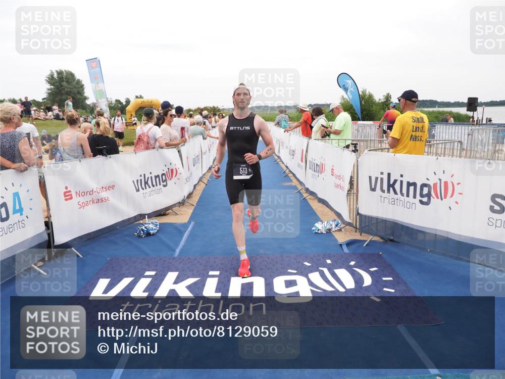 22.06.2025 - Viking Triathlon MichiJ http://msf.ph/oto/8129059 22.06.2025 15:27:33 Ziel 487, 513 meine-sportfotos.de
