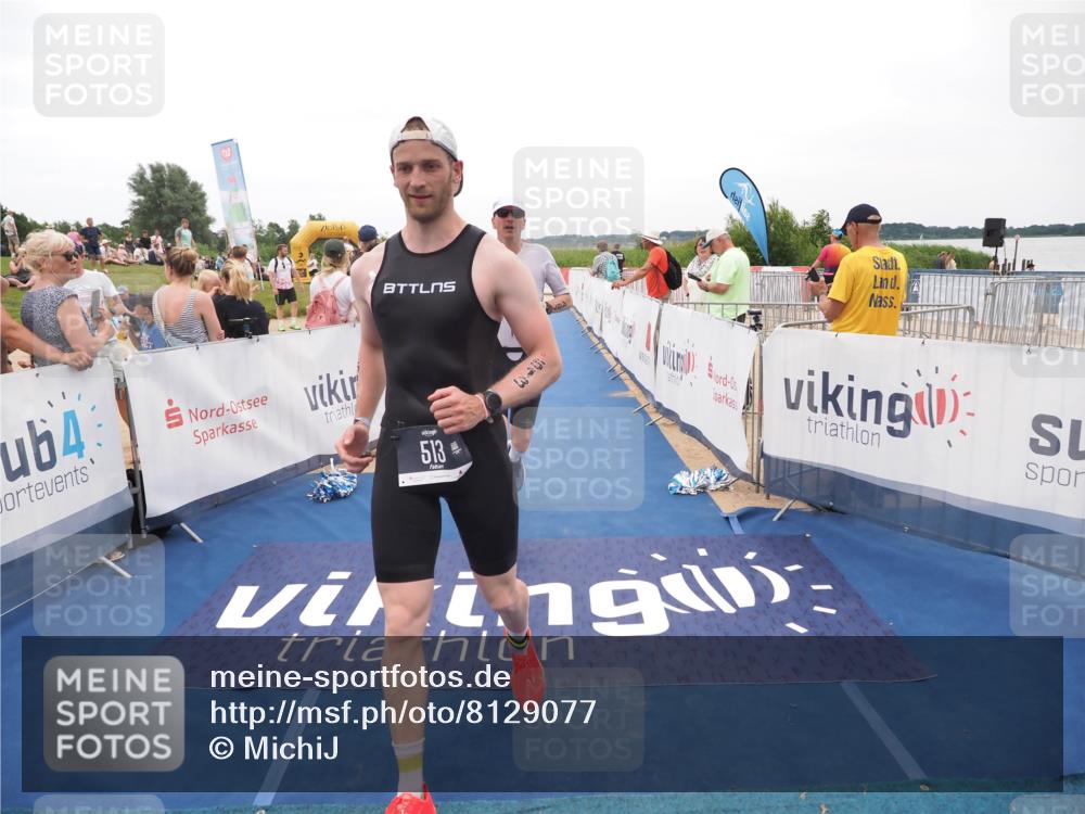 22.06.2025 - Viking Triathlon MichiJ http://msf.ph/oto/8129077 22.06.2025 15:27:34 Ziel 487, 513 meine-sportfotos.de