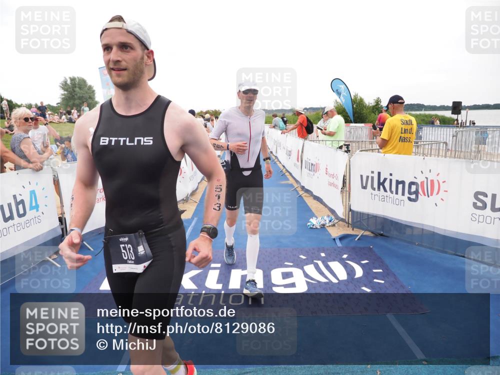 22.06.2025 - Viking Triathlon MichiJ http://msf.ph/oto/8129086 22.06.2025 15:27:34 Ziel 487, 513 meine-sportfotos.de