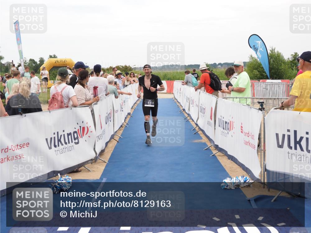 22.06.2025 - Viking Triathlon MichiJ http://msf.ph/oto/8129163 22.06.2025 15:27:45 Ziel 419 meine-sportfotos.de