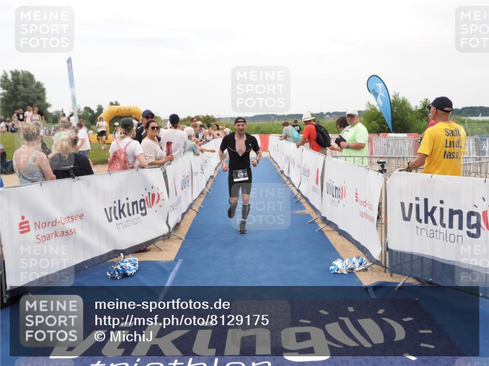 22.06.2025 - Viking Triathlon MichiJ http://msf.ph/oto/8129175 22.06.2025 15:27:46 Ziel 419 meine-sportfotos.de