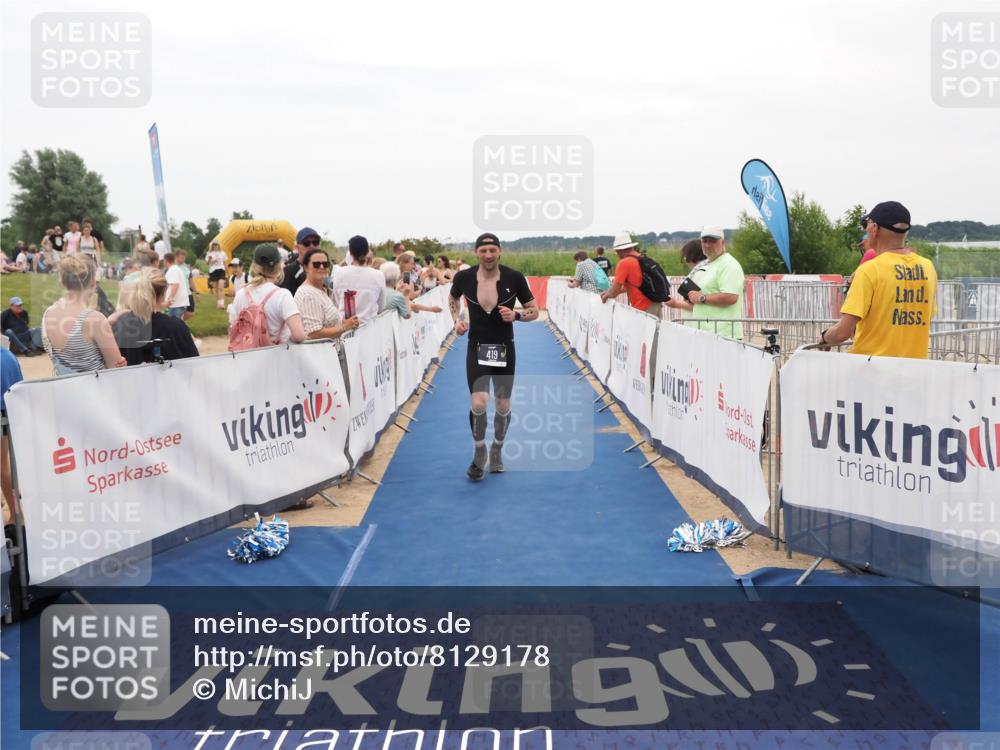 22.06.2025 - Viking Triathlon MichiJ http://msf.ph/oto/8129178 22.06.2025 15:27:46 Ziel 419 meine-sportfotos.de
