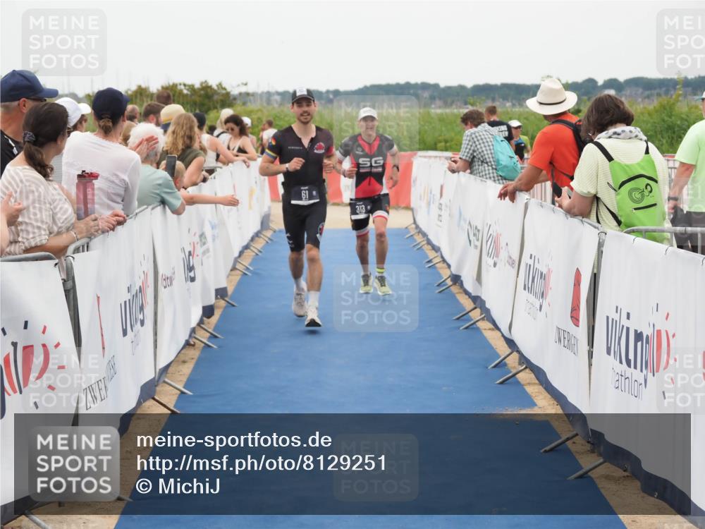 22.06.2025 - Viking Triathlon MichiJ http://msf.ph/oto/8129251 22.06.2025 15:28:02 Ziel 61, 313 meine-sportfotos.de