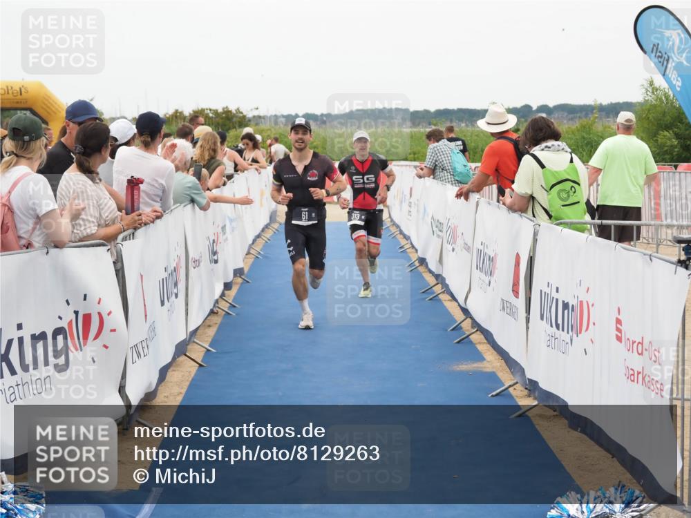 22.06.2025 - Viking Triathlon MichiJ http://msf.ph/oto/8129263 22.06.2025 15:28:03 Ziel 61, 313 meine-sportfotos.de