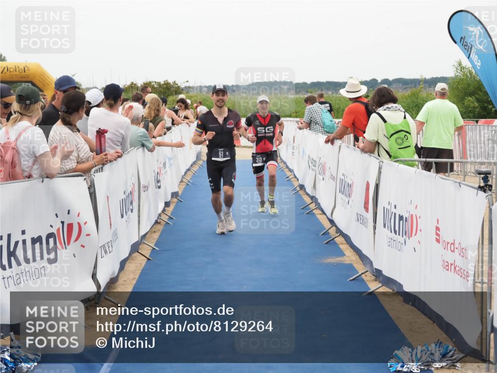 22.06.2025 - Viking Triathlon MichiJ http://msf.ph/oto/8129264 22.06.2025 15:28:03 Ziel 61, 313 meine-sportfotos.de