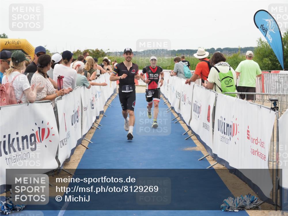 22.06.2025 - Viking Triathlon MichiJ http://msf.ph/oto/8129269 22.06.2025 15:28:03 Ziel 61, 313 meine-sportfotos.de