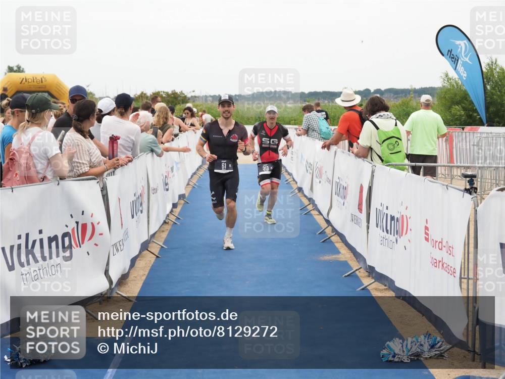 22.06.2025 - Viking Triathlon MichiJ http://msf.ph/oto/8129272 22.06.2025 15:28:03 Ziel 61, 313 meine-sportfotos.de