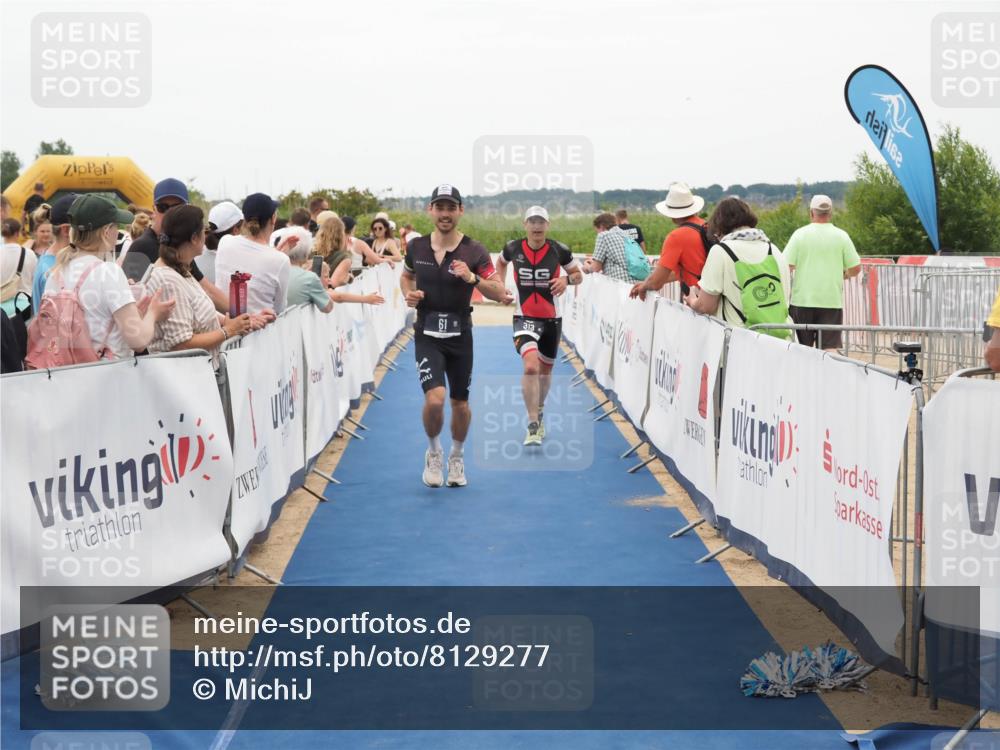 22.06.2025 - Viking Triathlon MichiJ http://msf.ph/oto/8129277 22.06.2025 15:28:03 Ziel 61, 313 meine-sportfotos.de