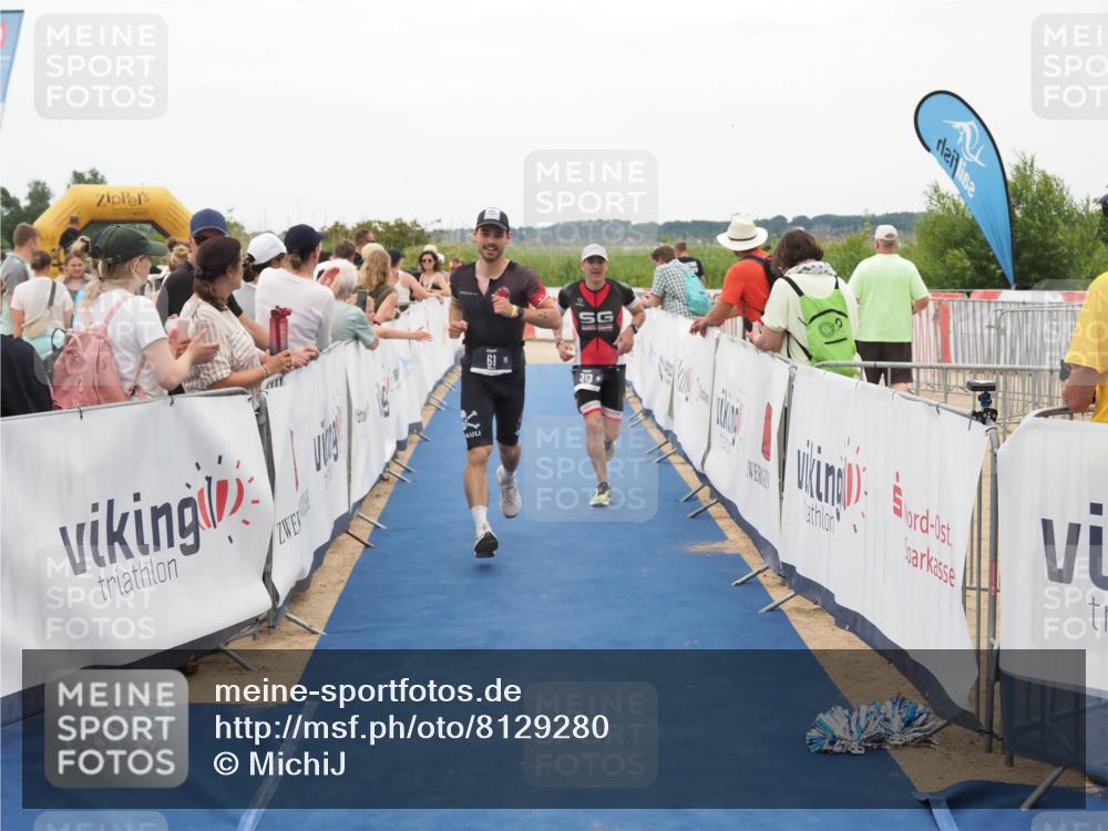 22.06.2025 - Viking Triathlon MichiJ http://msf.ph/oto/8129280 22.06.2025 15:28:03 Ziel 61, 313 meine-sportfotos.de