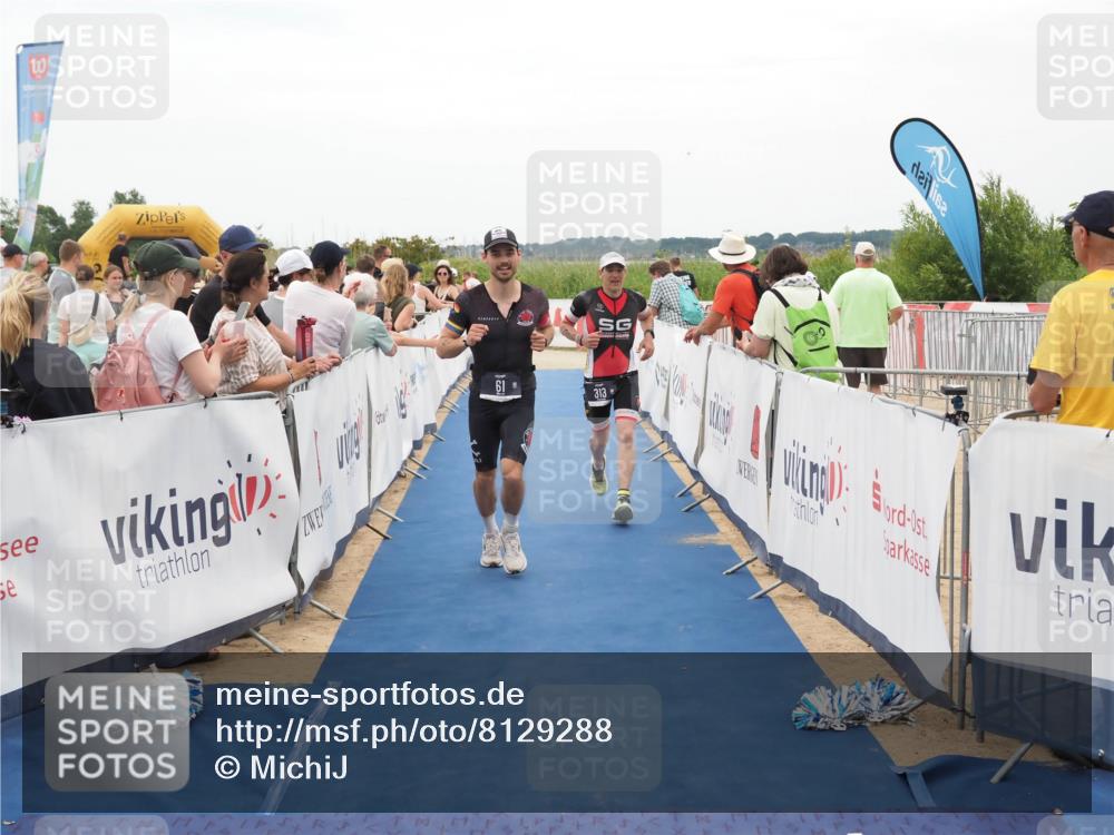 22.06.2025 - Viking Triathlon MichiJ http://msf.ph/oto/8129288 22.06.2025 15:28:04 Ziel 61, 313 meine-sportfotos.de