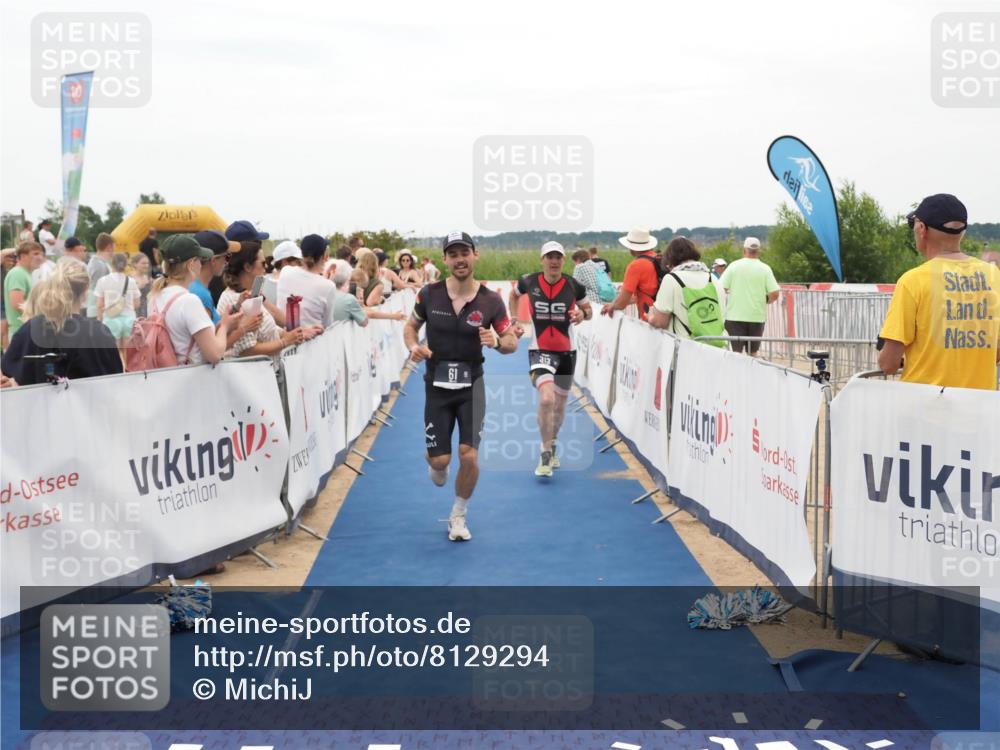 22.06.2025 - Viking Triathlon MichiJ http://msf.ph/oto/8129294 22.06.2025 15:28:04 Ziel 61, 313 meine-sportfotos.de