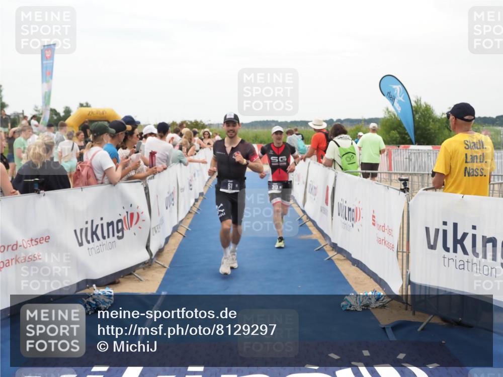 22.06.2025 - Viking Triathlon MichiJ http://msf.ph/oto/8129297 22.06.2025 15:28:04 Ziel 61, 313 meine-sportfotos.de