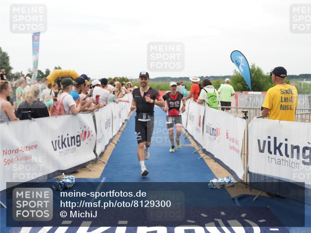 22.06.2025 - Viking Triathlon MichiJ http://msf.ph/oto/8129300 22.06.2025 15:28:04 Ziel 61, 313 meine-sportfotos.de