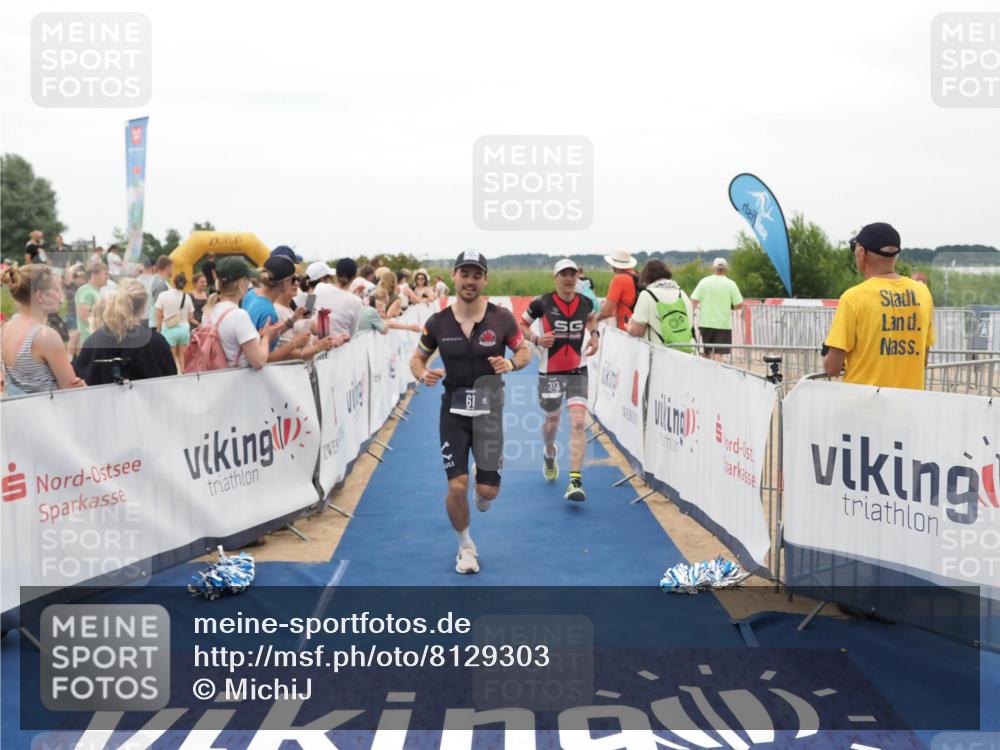 22.06.2025 - Viking Triathlon MichiJ http://msf.ph/oto/8129303 22.06.2025 15:28:04 Ziel 61, 313 meine-sportfotos.de