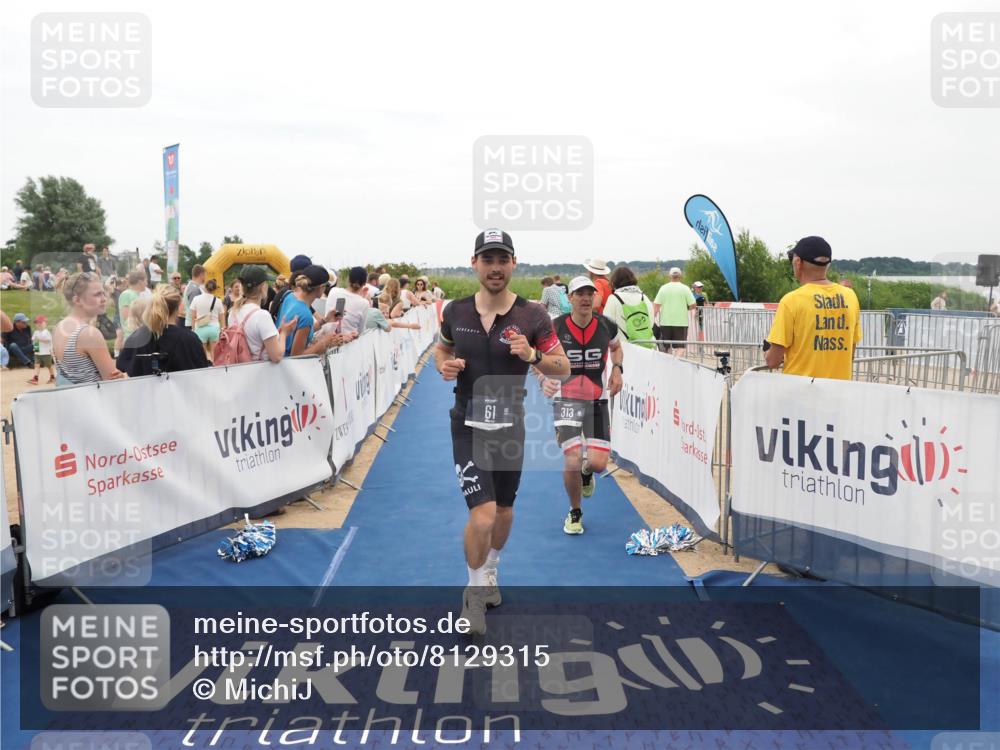 22.06.2025 - Viking Triathlon MichiJ http://msf.ph/oto/8129315 22.06.2025 15:28:05 Ziel 61, 313 meine-sportfotos.de