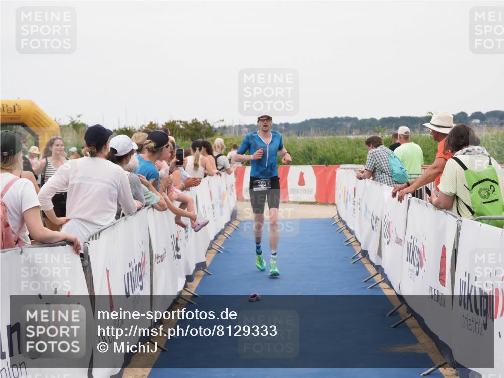 22.06.2025 - Viking Triathlon MichiJ http://msf.ph/oto/8129333 22.06.2025 15:28:28 Ziel 157, 350 meine-sportfotos.de