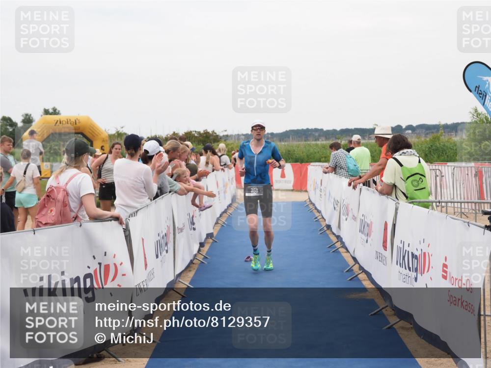 22.06.2025 - Viking Triathlon MichiJ http://msf.ph/oto/8129357 22.06.2025 15:28:29 Ziel 157, 350 meine-sportfotos.de