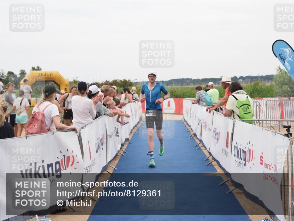22.06.2025 - Viking Triathlon MichiJ http://msf.ph/oto/8129361 22.06.2025 15:28:29 Ziel 157, 350 meine-sportfotos.de