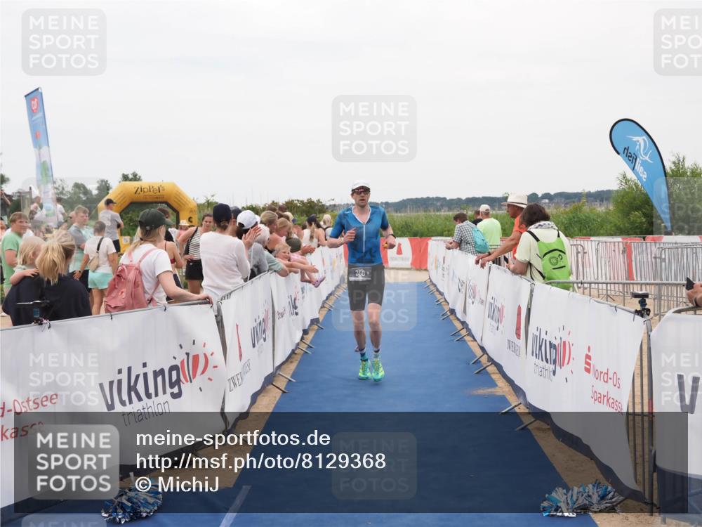 22.06.2025 - Viking Triathlon MichiJ http://msf.ph/oto/8129368 22.06.2025 15:28:29 Ziel 157, 350 meine-sportfotos.de