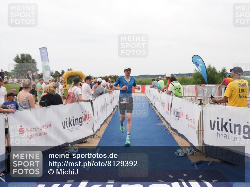 22.06.2025 - Viking Triathlon MichiJ http://msf.ph/oto/8129392 22.06.2025 15:28:30 Ziel 157, 350 meine-sportfotos.de