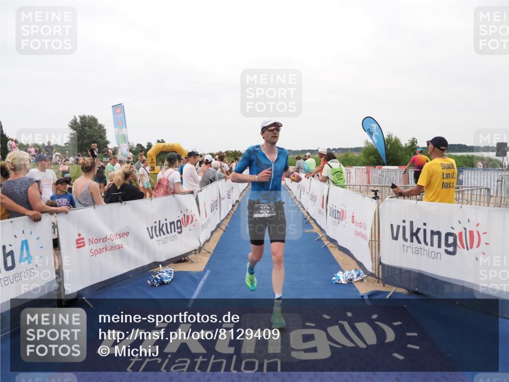 22.06.2025 - Viking Triathlon MichiJ http://msf.ph/oto/8129409 22.06.2025 15:28:31 Ziel 157, 350 meine-sportfotos.de