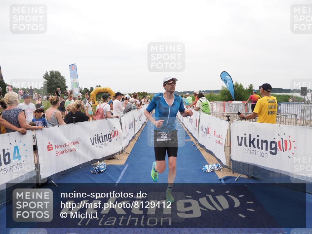 22.06.2025 - Viking Triathlon MichiJ http://msf.ph/oto/8129412 22.06.2025 15:28:31 Ziel 157, 350 meine-sportfotos.de