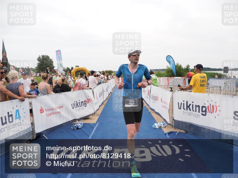 22.06.2025 - Viking Triathlon MichiJ http://msf.ph/oto/8129418 22.06.2025 15:28:31 Ziel 157, 350 meine-sportfotos.de