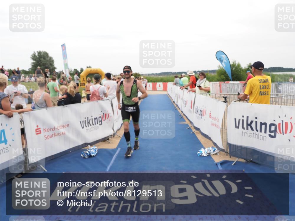 22.06.2025 - Viking Triathlon MichiJ http://msf.ph/oto/8129513 22.06.2025 15:28:50 Ziel 47, 296 meine-sportfotos.de