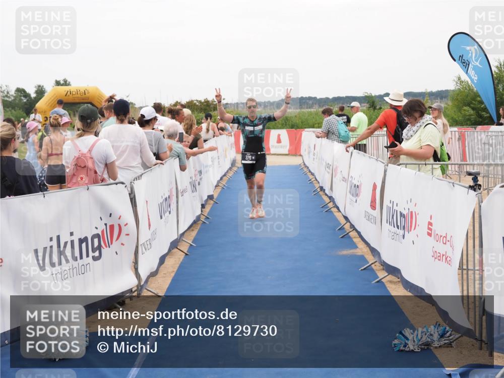 22.06.2025 - Viking Triathlon MichiJ http://msf.ph/oto/8129730 22.06.2025 15:29:20 Ziel 376 meine-sportfotos.de
