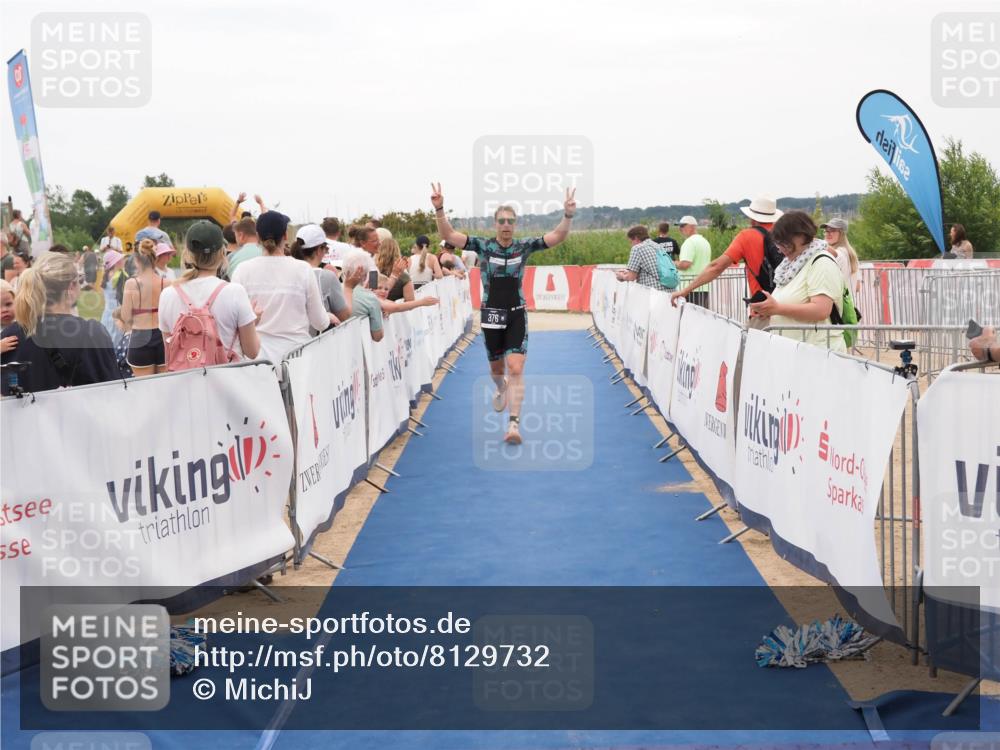 22.06.2025 - Viking Triathlon MichiJ http://msf.ph/oto/8129732 22.06.2025 15:29:20 Ziel 376 meine-sportfotos.de