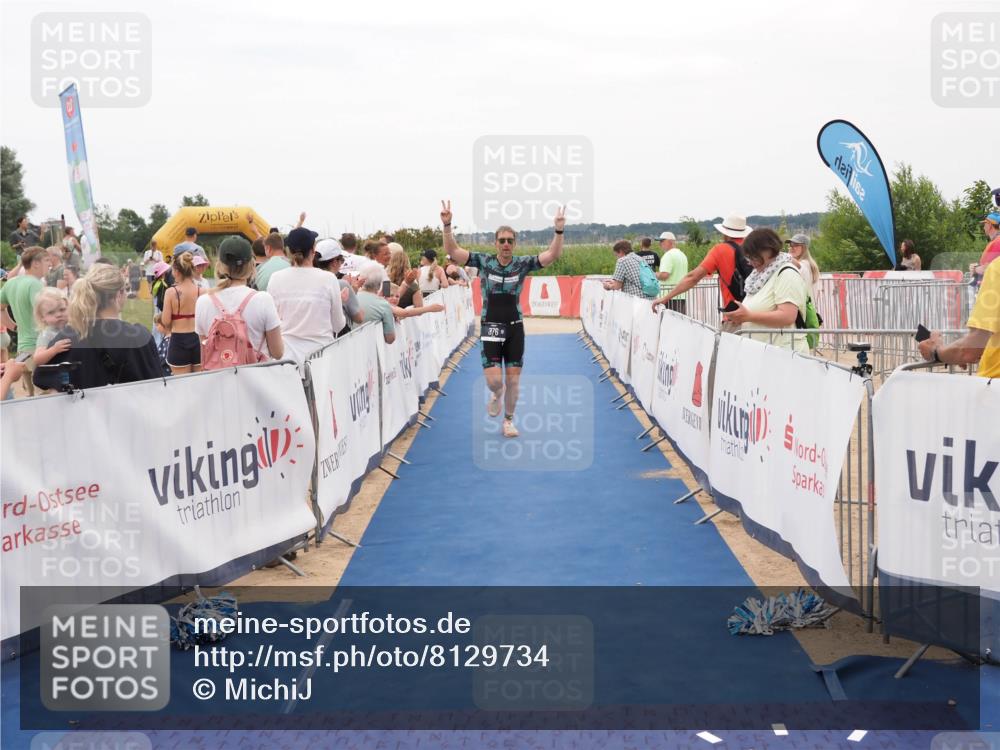 22.06.2025 - Viking Triathlon MichiJ http://msf.ph/oto/8129734 22.06.2025 15:29:20 Ziel 376 meine-sportfotos.de