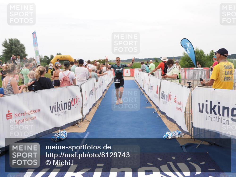 22.06.2025 - Viking Triathlon MichiJ http://msf.ph/oto/8129743 22.06.2025 15:29:20 Ziel 376 meine-sportfotos.de