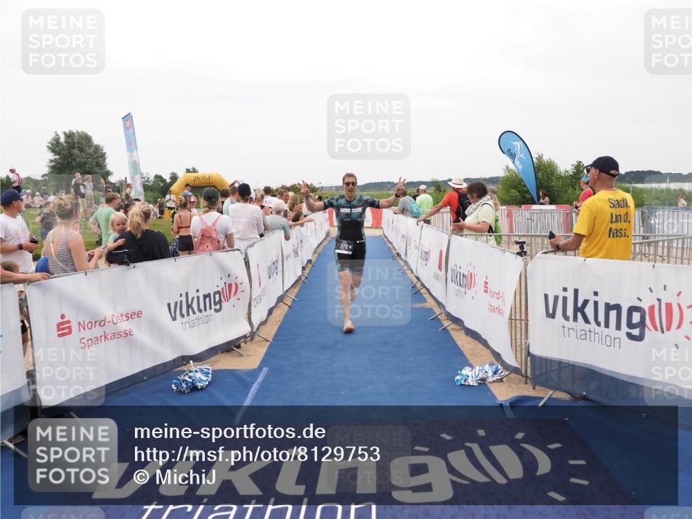 22.06.2025 - Viking Triathlon MichiJ http://msf.ph/oto/8129753 22.06.2025 15:29:21 Ziel 376 meine-sportfotos.de