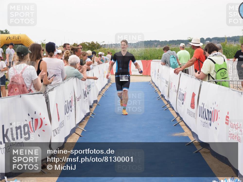 22.06.2025 - Viking Triathlon MichiJ http://msf.ph/oto/8130001 22.06.2025 15:29:51 Ziel 351 meine-sportfotos.de