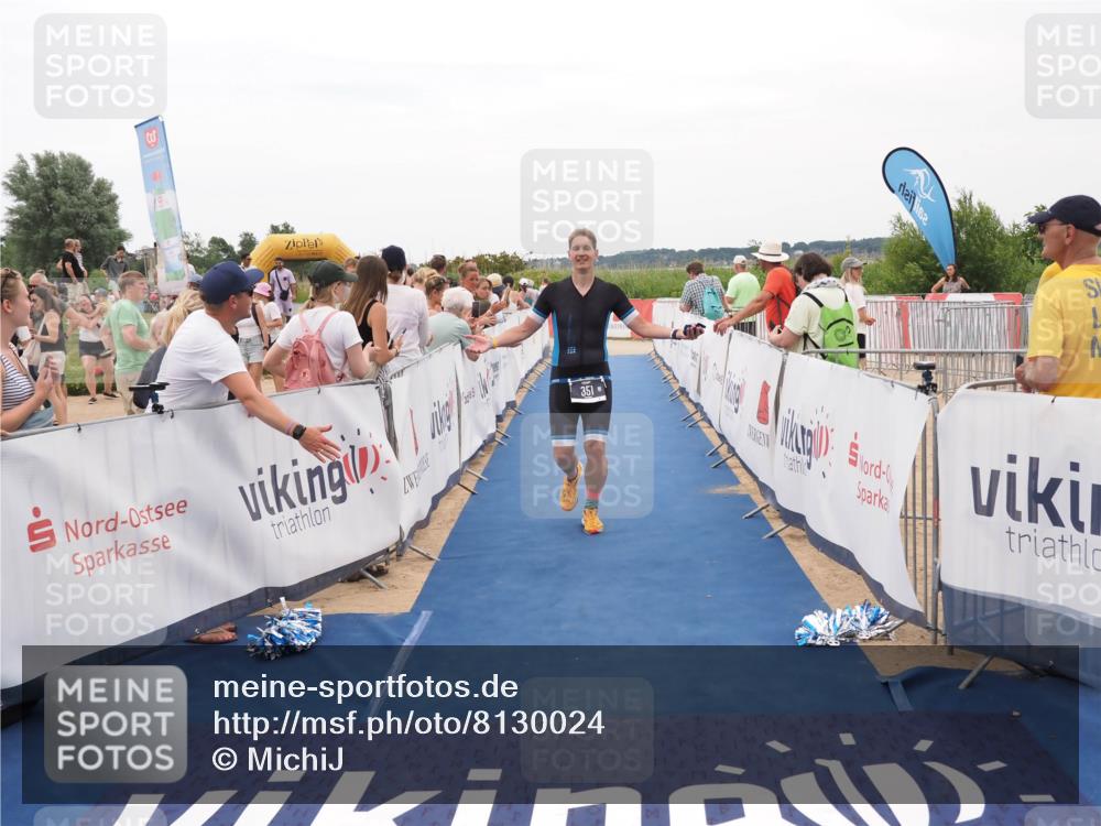 22.06.2025 - Viking Triathlon MichiJ http://msf.ph/oto/8130024 22.06.2025 15:29:53 Ziel 351 meine-sportfotos.de