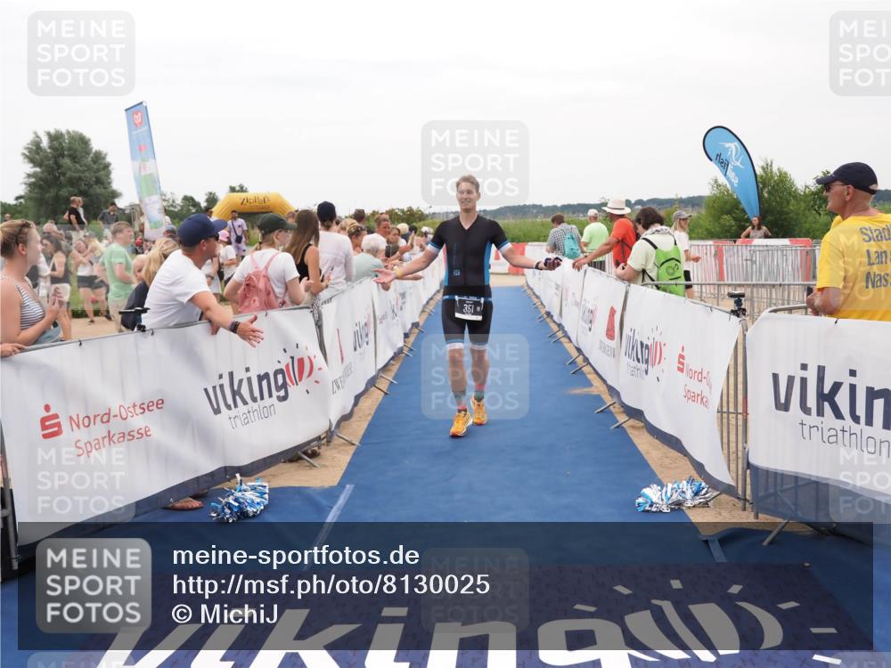 22.06.2025 - Viking Triathlon MichiJ http://msf.ph/oto/8130025 22.06.2025 15:29:53 Ziel 351 meine-sportfotos.de