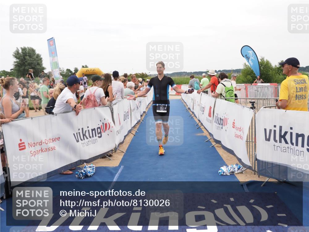 22.06.2025 - Viking Triathlon MichiJ http://msf.ph/oto/8130026 22.06.2025 15:29:53 Ziel 351 meine-sportfotos.de