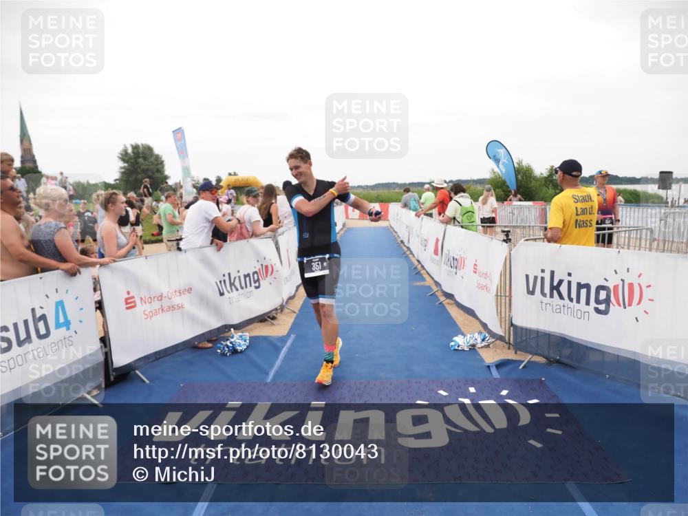 22.06.2025 - Viking Triathlon MichiJ http://msf.ph/oto/8130043 22.06.2025 15:29:54 Ziel 351 meine-sportfotos.de