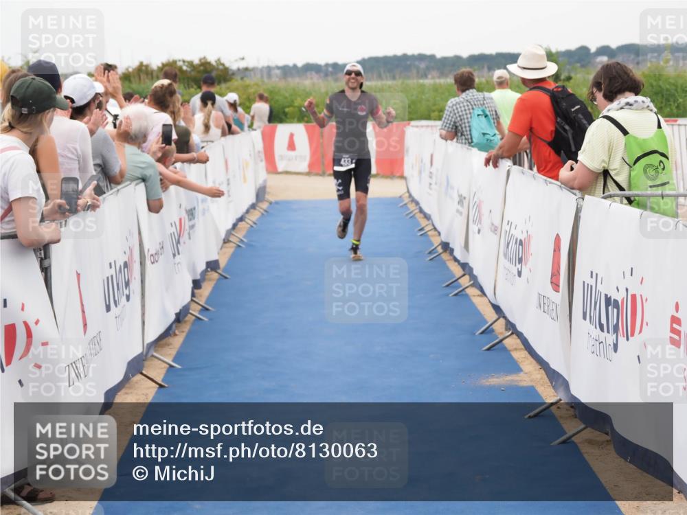 22.06.2025 - Viking Triathlon MichiJ http://msf.ph/oto/8130063 22.06.2025 15:30:03 Ziel 433 meine-sportfotos.de