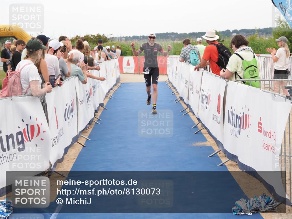 22.06.2025 - Viking Triathlon MichiJ http://msf.ph/oto/8130073 22.06.2025 15:30:04 Ziel 433 meine-sportfotos.de